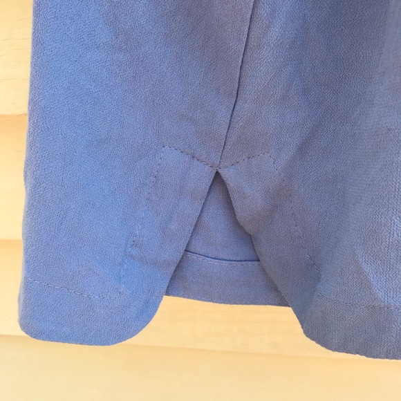 Umgee Popover Tunic Long Trumpet Sleeves Blue Med - Picture 8 of 13